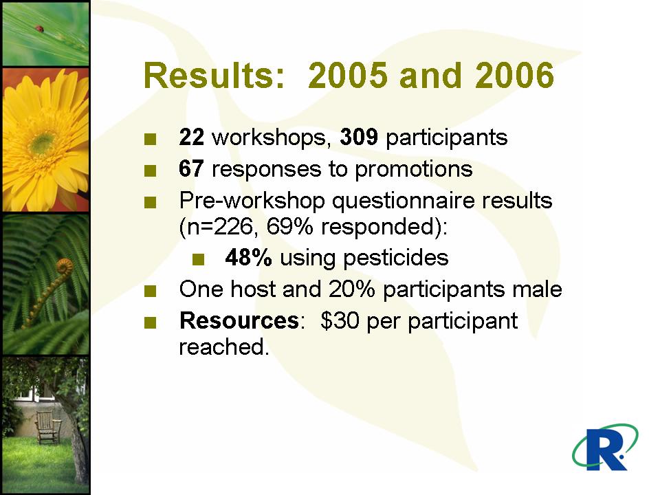 North Shore Recycling Program Presentation slide
