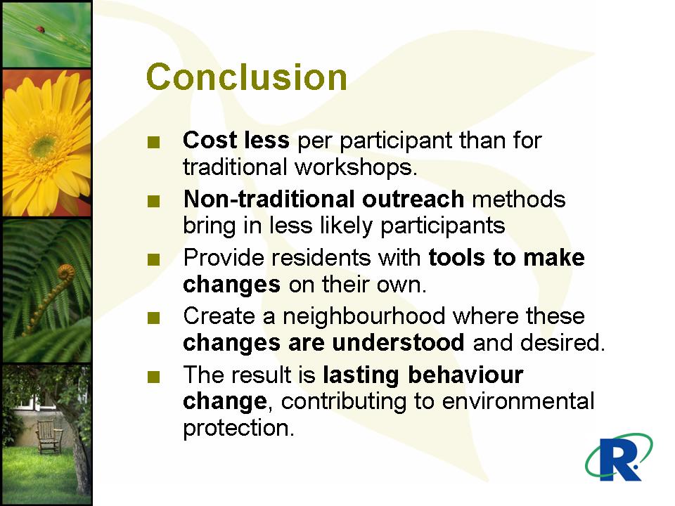 North Shore Recycling Program Presentation slide